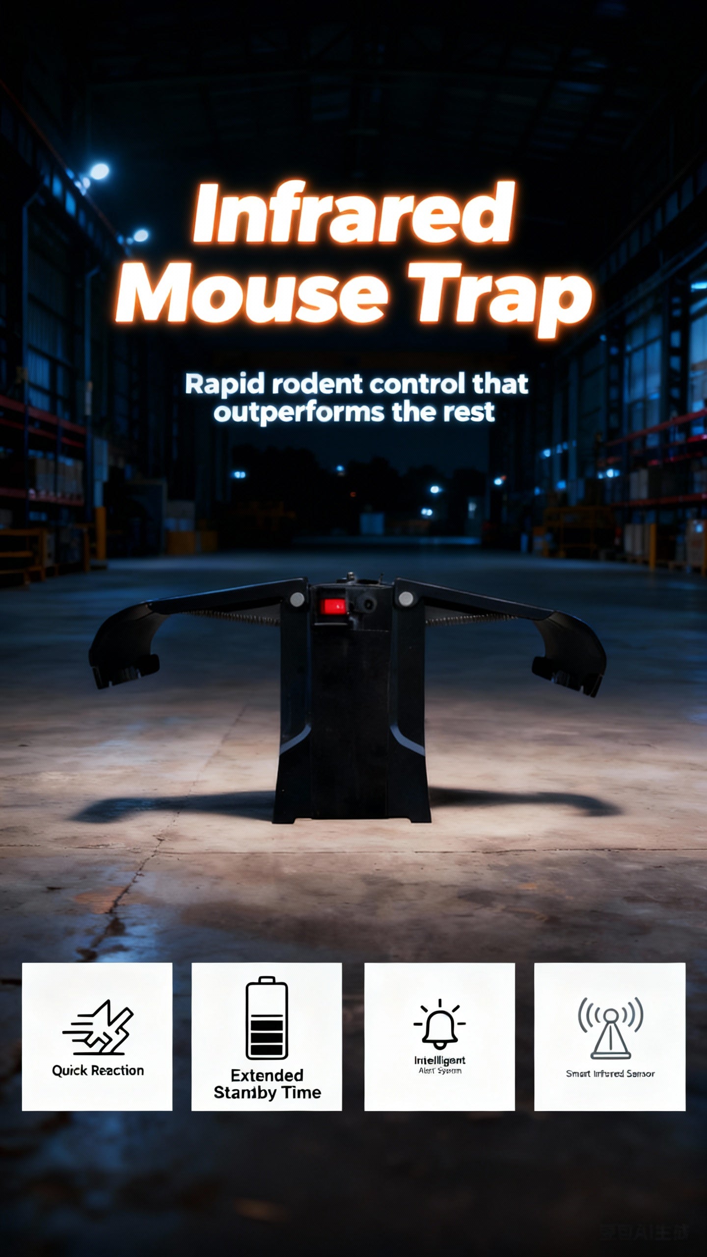 Smart Infrared Mouse Trap