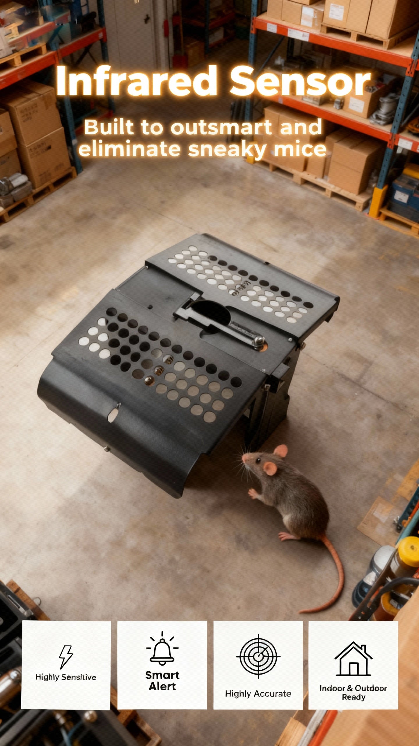 Smart Infrared Mouse Trap